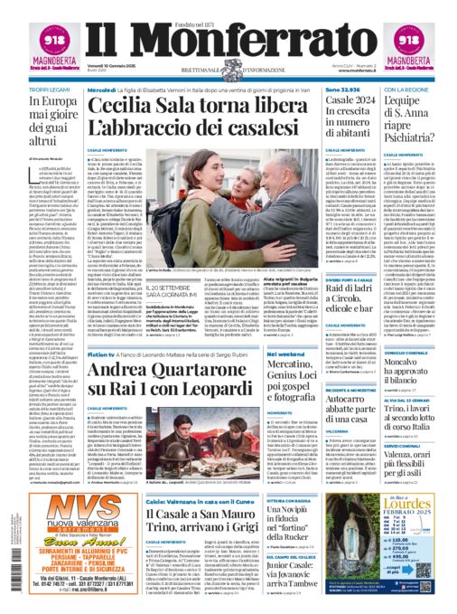 Il Monferrato - Edizione 2 del 10/01/2025